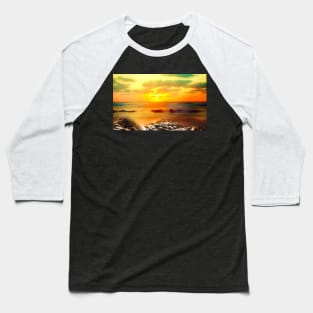 Sunset Beach Baseball T-Shirt